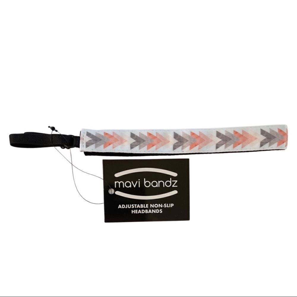 Mavi Bandz Adjustable Non-Slip Bohemian Geometric Bohemian Headband • NWT